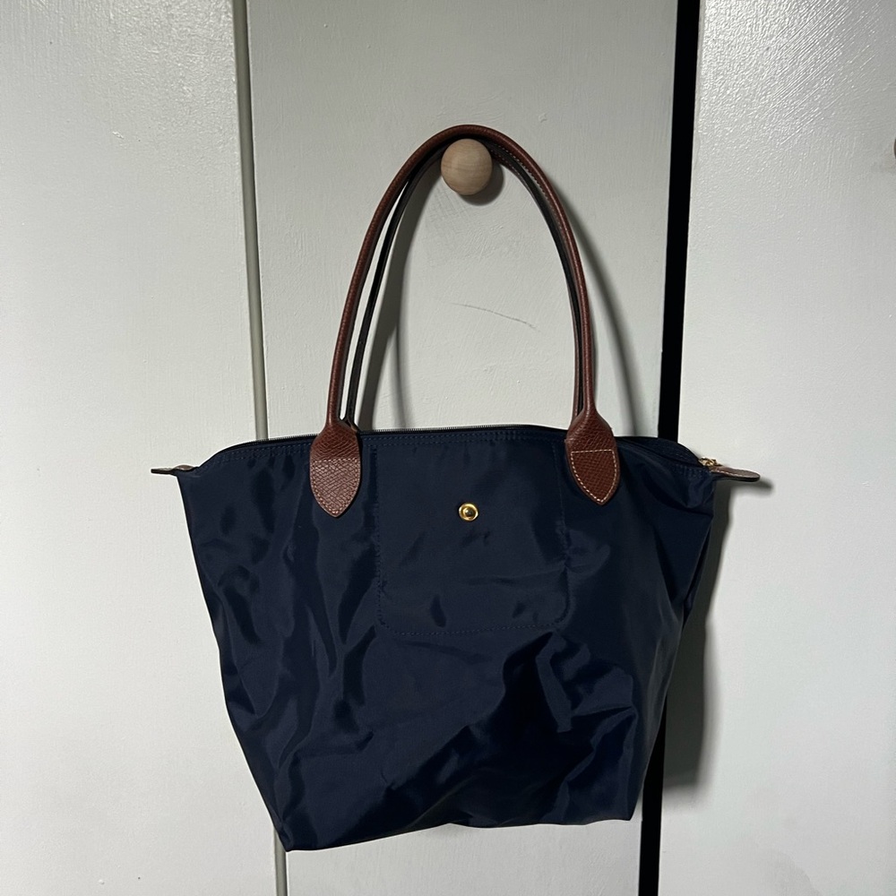 Navy Blue Longchamp Tote Bag